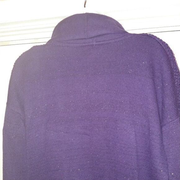 Calvin Klein Purple Cowl Neck Sweater - Picture 6 of 7